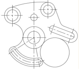 CAD如何繪制圓完善零件圖370.png CAD如何繪制圓完善零件圖370.png