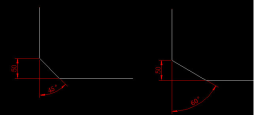 CAD倒角怎么用角度 CAD倒角怎么用角度
