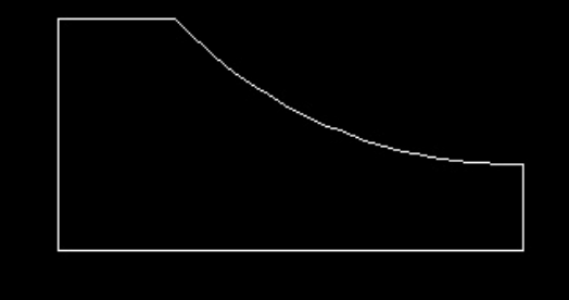 利用CAD重現不規則材料圓弧邊 利用CAD重現不規則材料圓弧邊