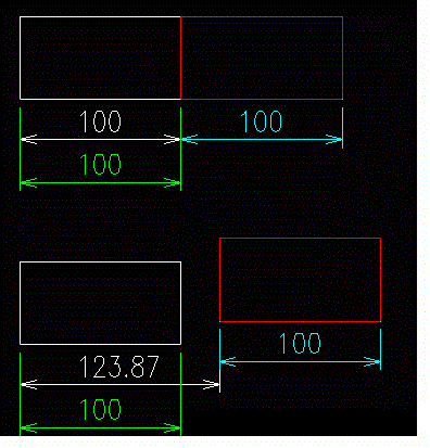 CAD復制之后標注被拉伸 CAD復制之后標注被拉伸