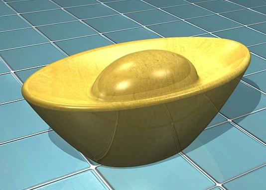 教你如何用CAD繪制三維元寶 教你如何用CAD繪制三維元寶