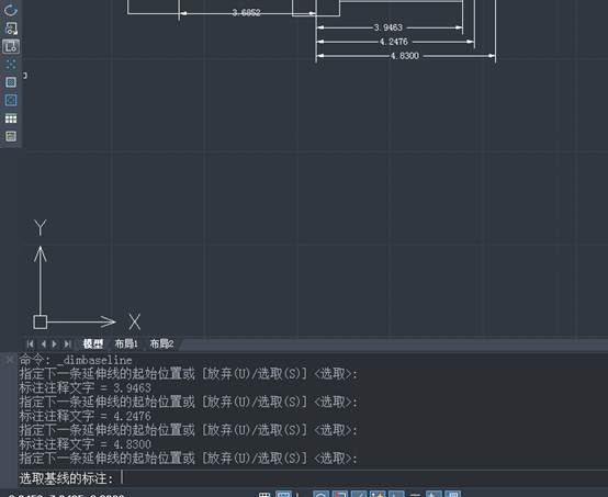 CAD中如何創建標注基線尺寸 CAD中如何創建標注基線尺寸