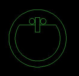 如何用CAD設計洗臉盆平面圖 如何用CAD設計洗臉盆平面圖