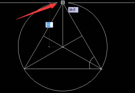 CAD中如何畫三角形的外接圓 CAD中如何畫三角形的外接圓
