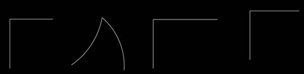 CAD圓角F的一些特殊用法 CAD圓角F的一些特殊用法