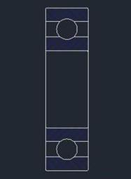 CAD畫深溝球軸承技巧 CAD畫深溝球軸承技巧
