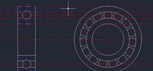 CAD畫深溝球軸承技巧 CAD畫深溝球軸承技巧