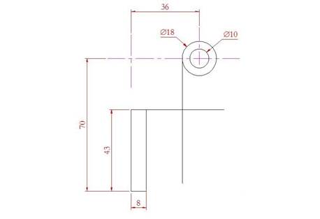 CAD怎么畫一個窗簾掛鉤? CAD怎么畫一個窗簾掛鉤?