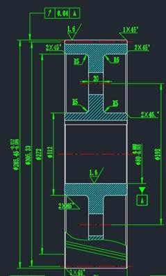 中望CAD繪制齒輪零件圖 中望CAD繪制齒輪零件圖