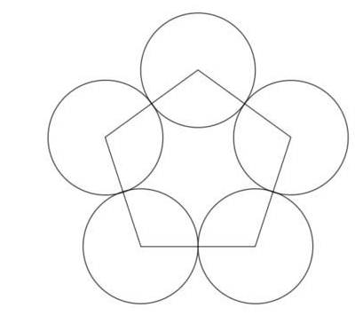 CAD如何標(biāo)注五邊形相切圓的半徑 CAD如何標(biāo)注五邊形相切圓的半徑