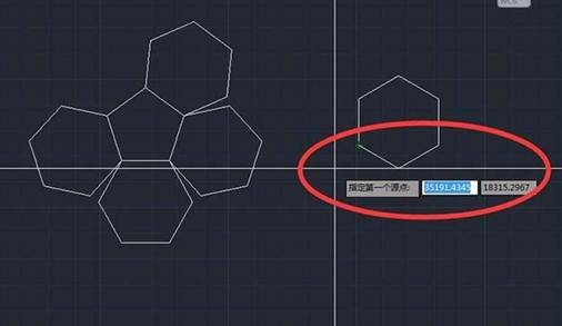 CAD怎么對齊多個六邊形 CAD怎么對齊多個六邊形
