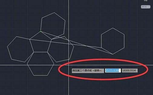 CAD怎么對齊多個六邊形 CAD怎么對齊多個六邊形