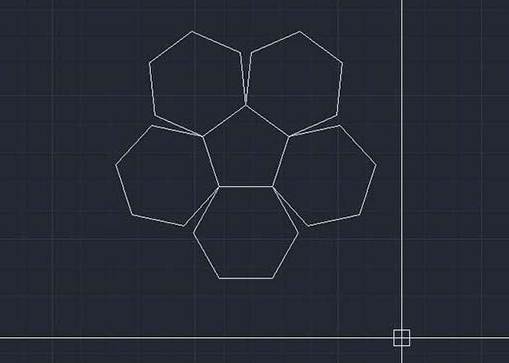 CAD怎么對齊多個六邊形 CAD怎么對齊多個六邊形