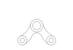 CAD輔助設計中怎么在CAD中畫杠桿平面圖 CAD輔助設計中怎么在CAD中畫杠桿平面圖