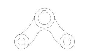 CAD輔助設計中怎么在CAD中畫杠桿平面圖 CAD輔助設計中怎么在CAD中畫杠桿平面圖