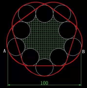 CAD幾何作圖練習之求復雜圖形面積 CAD幾何作圖練習之求復雜圖形面積
