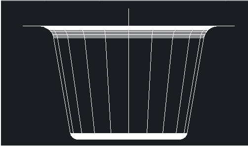 如何運用中望CAD繪制花盆 如何運用中望CAD繪制花盆