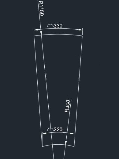 已知弧長和半徑如何在CAD中畫圓弧？