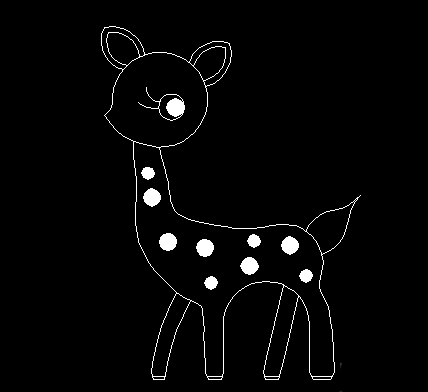 CAD如何繪制鹿 CAD如何繪制鹿