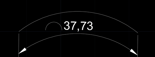 CAD弧長標(biāo)注的快捷鍵 CAD弧長標(biāo)注的快捷鍵