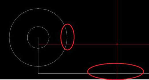 如何讓CAD中的圓與直線連接 如何讓CAD中的圓與直線連接