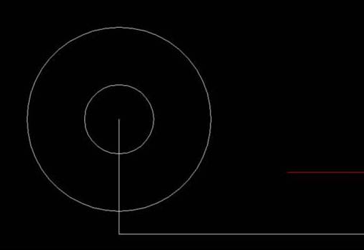 如何讓CAD中的圓與直線連接 如何讓CAD中的圓與直線連接