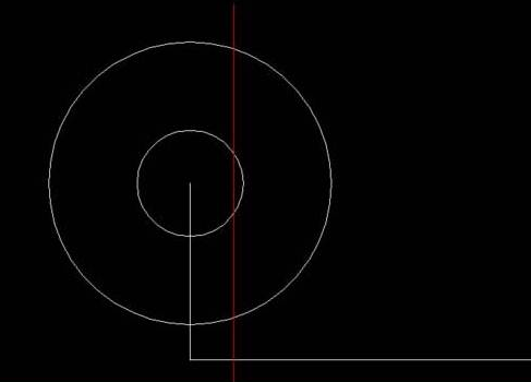 CAD中的圓與直線連接小技巧 CAD中的圓與直線連接小技巧