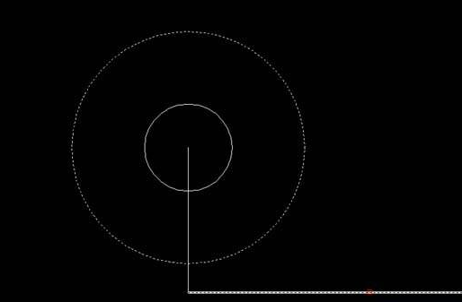 CAD中的圓與直線連接小技巧 CAD中的圓與直線連接小技巧