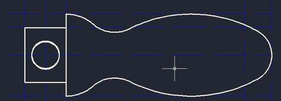 CAD如何設計簡單的手柄? CAD如何設計簡單的手柄?