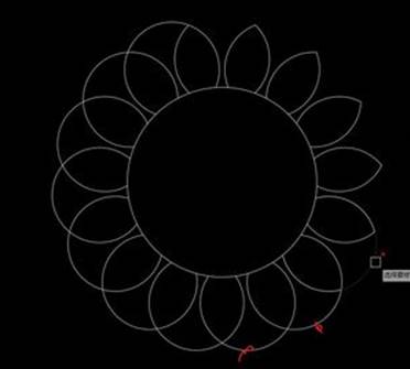 CAD畫(huà)向日葵的步驟