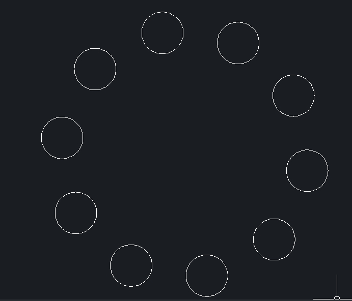 CAD如何繪制一個(gè)簡單的環(huán)形陣列圖形