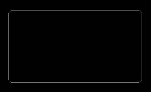 CAD如何用指定距離的方式建立倒角